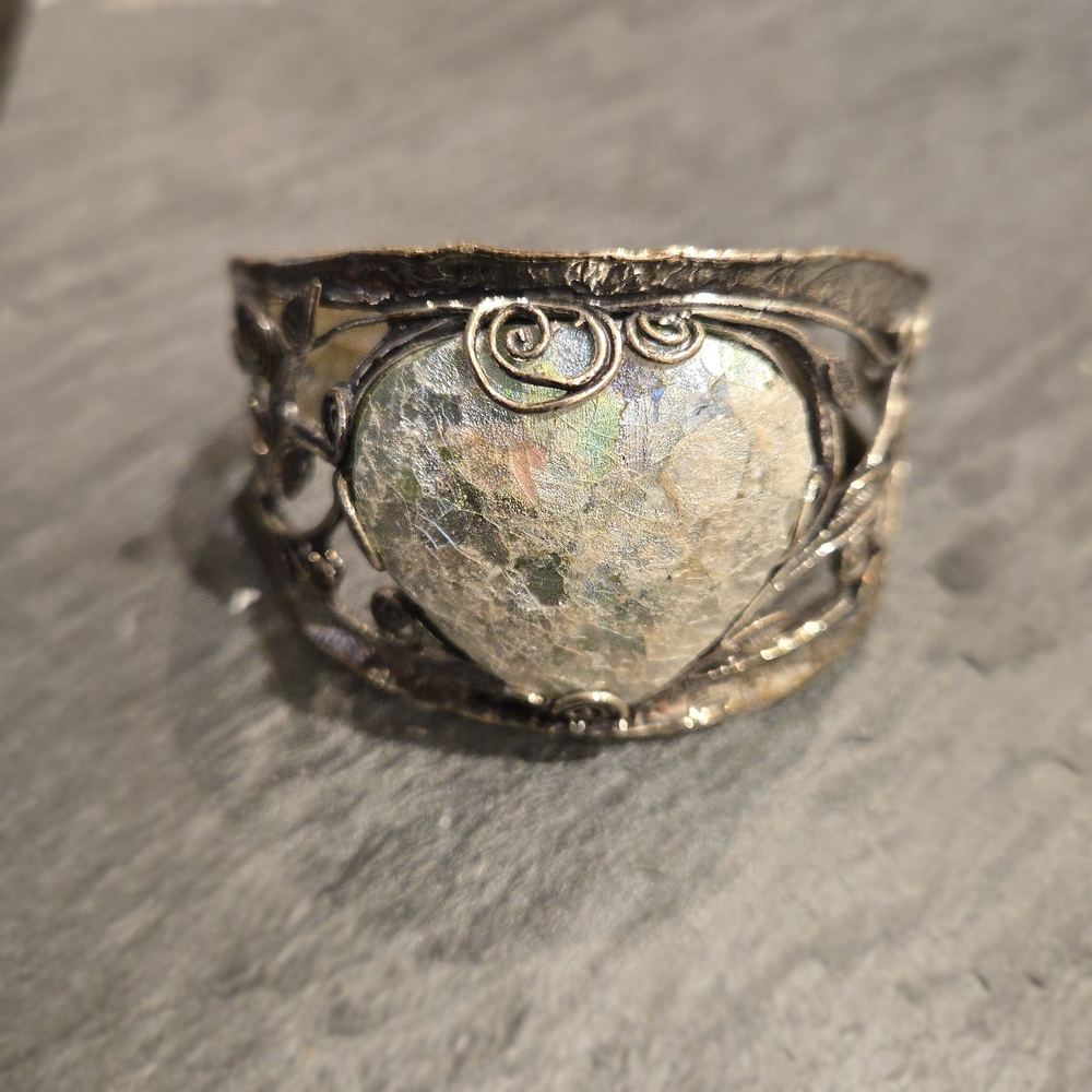 Silver Stone Bracelet and Ring Set - Picture 4 of 7
